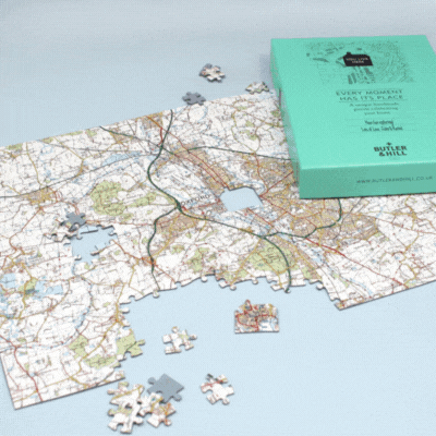 Picture of 400 PIECE PERSONALISED MAP JIGSAW