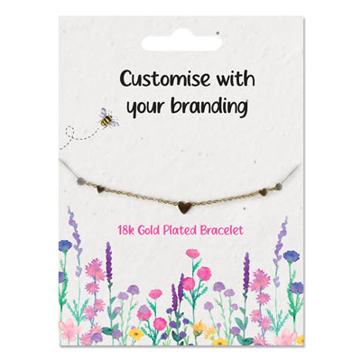 Picture of BRACELET ON PLANTABLE BACKING CARD.