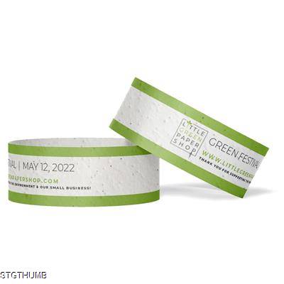 Picture of PLANTABLE SEED PAPER WRISTBAND