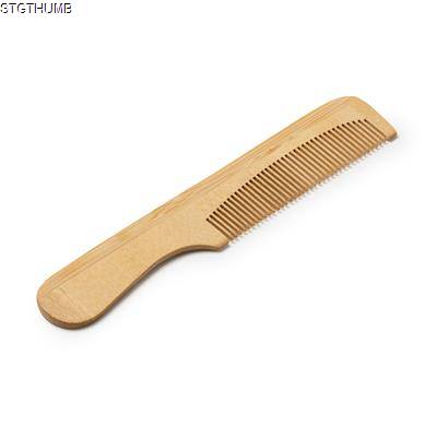 Picture of RIZO NATURAL BAMBOO COMB with Handle.