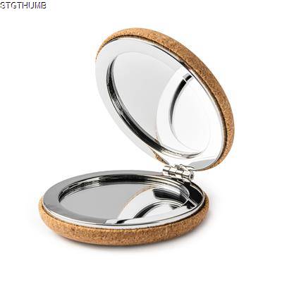 Picture of BELLE FOLDING DOUBLE-SIDED POCKET MIRROR.