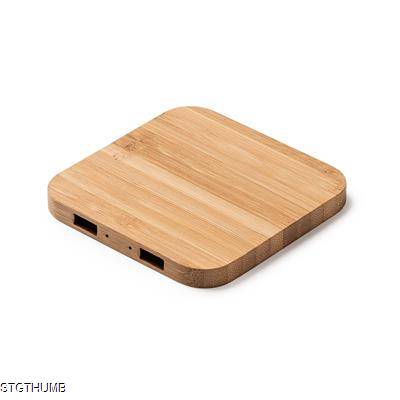 Picture of NEBULA CORDLESS CHARGER with Natural Bamboo Body