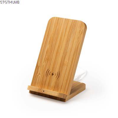 Picture of GRAVITY CORDLESS CHARGER with Natural Bamboo Body