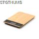 Picture of RABIL DIGITAL KITCHEN SCALE with Natural Bamboo Front Shell