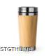 Picture of YABA 500ML 304 STAINLESS STEEL METAL CUP with Bamboo Outer Wall