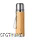 Picture of FENGI 420ML 304 STEEL THERMOS with Double Wall & Bamboo