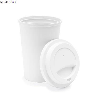 Picture of BUSTAN 450 ML REUSABLE BIODEGRADABLE PLA GLASS with Screw Cap.