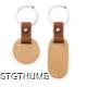 Picture of MARBEL NATURAL WOOD KEYRING CHAIN