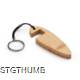 Picture of BONCER NATURAL BAMBOO KEYRING CHAIN with Mobile Phone Holder Function