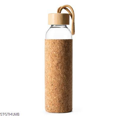 Picture of LAWAS 500ML GLASS BOTTLE with Natural Cork Casing.
