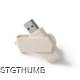 Picture of KINOX USB MEMORY STICK with Main Structure & Swivel Clip in Wheat Fibre