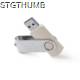 Picture of VENAK USB MEMORY STICK in Wheat Fibre with Metal Swivel Clip