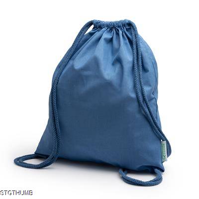 Picture of BREST DRAWSTRING BAG in 100% Organic Cotton.