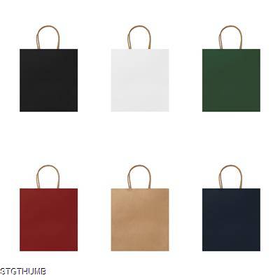 Picture of HAYA 110 GSM PAPER BAG in Natural Finish.
