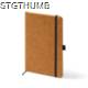 Picture of KORUM A5 NOTE BOOK with Hard Covers in Bonded Leather