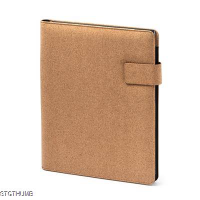 Picture of BALOK MULTIPURPOSE A4 FOLDER in Natural Cork with Magnetic Clasp.