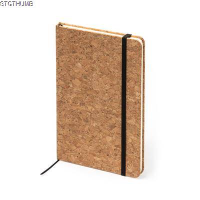 Picture of ANDROS A5 NOTE BOOK with Hard Covers in Natural Cork.