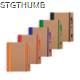 Picture of ALANI SPIRAL RING NOTE BOOK with Recycled Cardboard Card Hardcovers