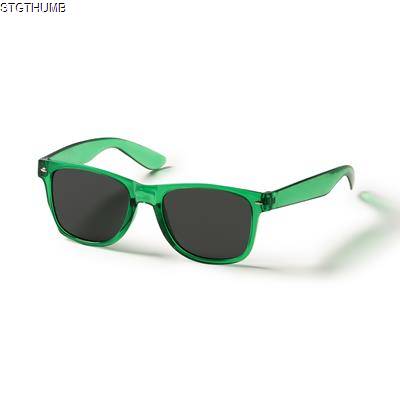 Picture of BARI CLASSIC SUNGLASSES in Translucent Finish Design.