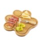 Picture of PAW SHAPE SERVING TRAY with 5 Grooves Wood Cutting Board