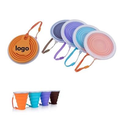 Picture of SILICON FOLDING CAMPING CUP with Lids