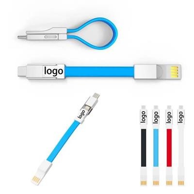 Picture of 3-IN-1 DATA CABLE KEYRING CHAIN.