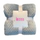Picture of CORAL VELVET PICNIC BLANKET WHEAT PATTERN