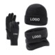 Picture of WINTER MENS KNITTED HAT SCARF GLOVES THREE-PIECE SET