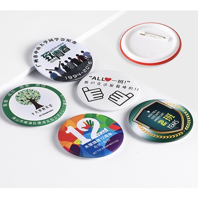 Picture of ROUND BUTTON BADGE 25MM, 32MM, 37MM, 44MM, 50MM, 75MM.