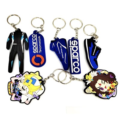 Picture of CUSTOM SOFT PVC KEY TAG KEYCHAINS 25MM-100MM.