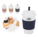 Picture of ECO WHEAT STRAW TUMBLER UNBREAKABLE LIGHTWEIGHT REUSABLE DRINK CUP 480ML