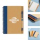 Picture of A5 KRAFT PAPER COVER SPIRAL NOTE BOOK with Pen