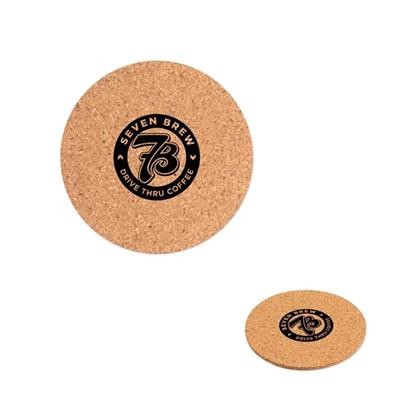 Picture of ROUND CORK COASTER 95X95X3MM.
