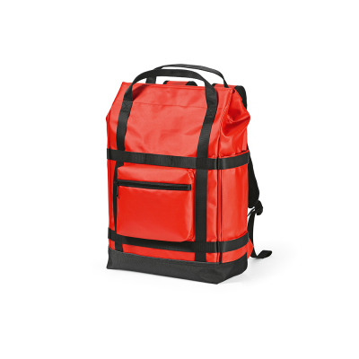 Picture of WELLINGTON BACKPACK RUCKSACK in Red.