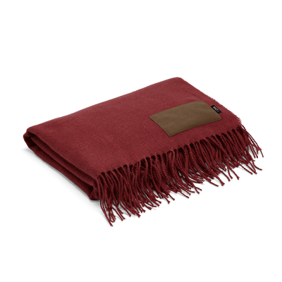 Picture of LICHTENSTEIN BLANKET in Burgundy.