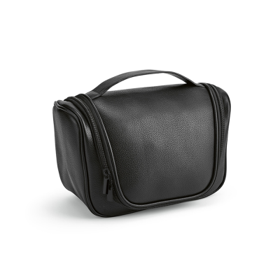 Picture of SHANGHAI TOILETRY BAG in Black.