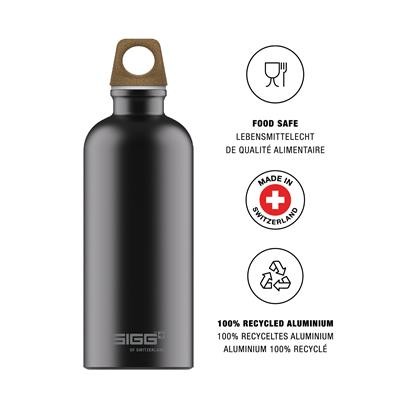 Picture of TRAVELLER BOTTLE MYPLANET 0,6L BLACK TOUCH.