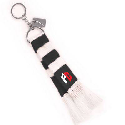 Picture of KNITTED SCARF KEYRING CHAIN