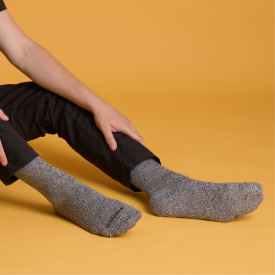 Picture of BULK STOCK SIGNATURE GREY SOCKS - TWISTED COTTON