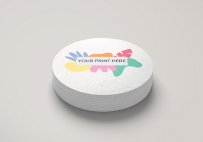 Picture of SEEDS PAPER ROUND COASTER.