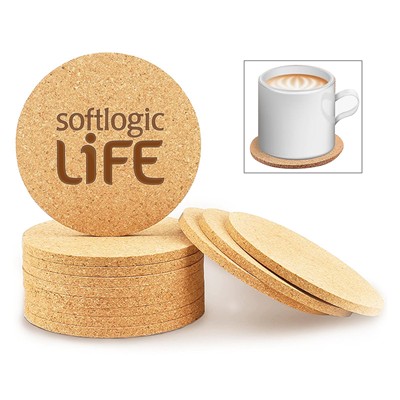 Picture of ROUND & SQUARE CORK COASTER