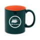 Picture of 11 OZ TWO-TONE COLORED CERAMIC POTTERY COFFEE MUG