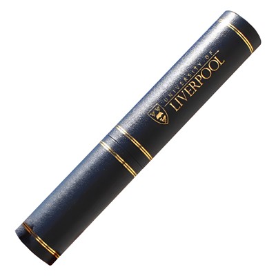 Picture of 9 2 & 5 INCH X 1 3-4 INCH CRESTED FOIL SCROLL CERTIFICATE TUBE