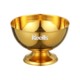 4 INCH GOLD PEDESTAL BOWL image 2