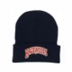 Picture of ACRYLIC KNIT CUFF BEANIE - EMBROIDERED DECO