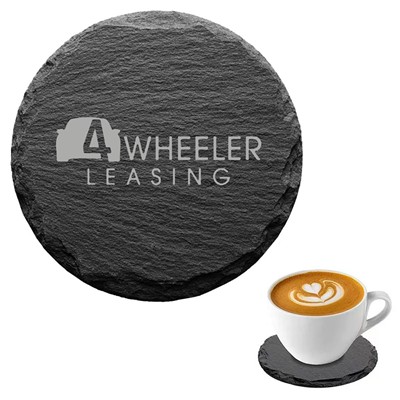 Picture of 3 15 & 16 INCH ROUND SLATE COASTER