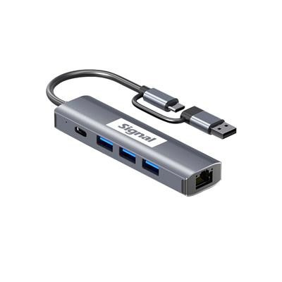 Picture of 5-IN-2 USB HUB W & RJ45