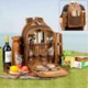Picture of 4 PAX THERMAL INSULATED COOLER WINE POUCH PICNIC LUNCH BAG