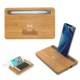 Picture of DESK TOP BAMBOO CORDLESS CHARGER STAND