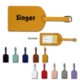 Picture of PU LUGGAGE TAG with Id Card